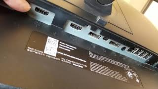 Dell U2415 Port Connections Revealed [upl. by Elleb1]