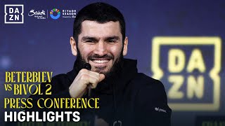 Press Conference Highlights  Artur Beterbiev vs Dmitry Bivol 2 [upl. by Neumeyer]