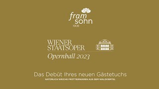 Wiener Opernball 2023  Ballspende Framsohn Frottier [upl. by Odawa]