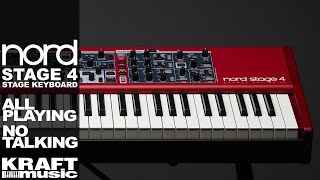 Nord Stage 4  All Playing No Talking [upl. by Yarw925]