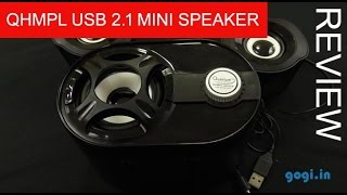 Quantum QHMPL USB 21 Mini Speaker review [upl. by Almap]