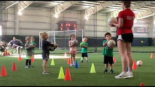 SOCCER TRAINING DRILLS FOR TODDLERS [upl. by Attiuqaj]