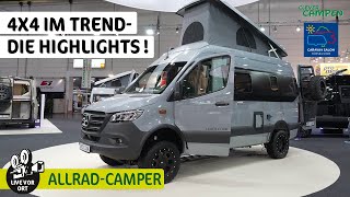 Caravan Salon 2024  Allrad liegt im Trend  Offroadhighlights  Clever Campen [upl. by Ellertal37]