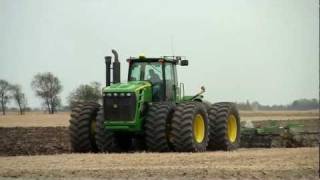 John Deere 9530 Tractor on 10182011 [upl. by Tyrone]