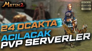 TAM LİSTE BU HAFTA AÇILACAK METİN2 PVP SERVERLER [upl. by Carina]