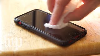 Heres how to disinfect your iPhone [upl. by Eitisahc]