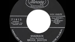 1962 HITS ARCHIVE Shadrack  Brook Benton [upl. by Yelknirb]