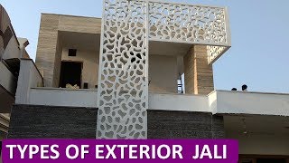 Types of Exterior and Interior Jali GFRCGRCWPC CNC DECORATIVE JALI [upl. by Air607]