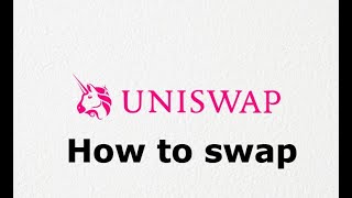 How to swap tokens on Uniswap [upl. by Dotty]