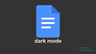 Google Docs Dark Mode  Preview amp Guide 2021 [upl. by Ssegrub]