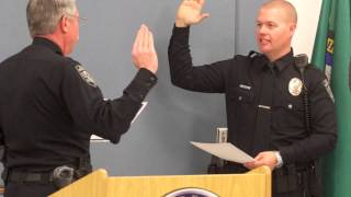 Ceremony for new Kennewick officer [upl. by Nitsew813]