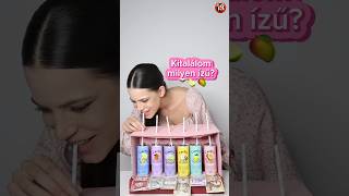 Carly’s Kihívás😍🧃KITALÁLOM MILYEN ÍZŰ 🤫🤣 carlys drink kihívás challenge hungary kóstolás [upl. by Ernesta667]