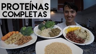 Proteínas completas para Veganos  Vegetarianos [upl. by Gehlbach]