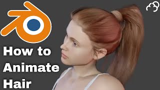 Blender how to Animate Hair  Softbody Physics [upl. by Allsopp965]