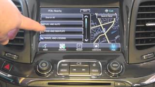 How to operate the navigation system on the Chevy Mylink Radio Impala Corvette amp Silverado [upl. by Rahal]