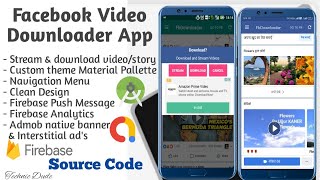 How to Make Facebook video downloader app in Android Studio [upl. by Malarkey]