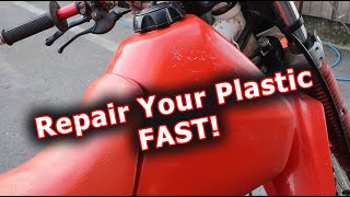 DIY Plastic Repair McNasty Customz Tips and tricks  Secret Polish Part 1 [upl. by Adala652]