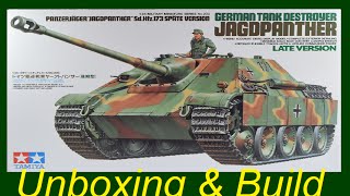 Tamiya 135 Jagdpanther  Unboxing amp Build [upl. by Yirinec]