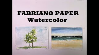 Watercolor Painting on Fabriano Artistico Paper  with Chris Petri [upl. by Ajssatan97]