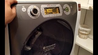 Language change Ariston washing drying machine AQUALTIS AQD1071D 69 [upl. by Adieren]