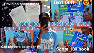 ✨Score 100 Book Honest Review PDF Free 😱 Study Vlog As A CBSE 10th Grader 📚creativelearning20 [upl. by Euqinwahs]