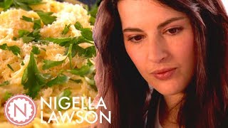 Nigella Lawson’s Super Easy Lemon Linguine  Nigella Bites [upl. by Ssirk]