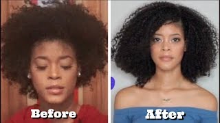 Deep Conditioning Changed My Natural Hair  3C 4A 4B [upl. by Yelsgnik]