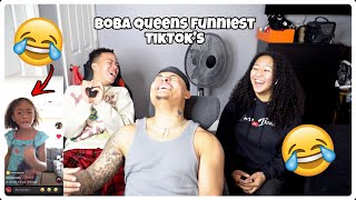 Laro Benz amp Siblings REACT To The Boba Queens FUNNIEST TIKTOKS [upl. by Navanod]