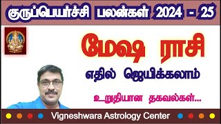 மேஷ ராசி குரு பெயர்ச்சி பலன்கள் 2024 [upl. by Trumann123]