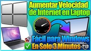 ACELERAR INTERNET EN MI LAPTOP WINDOWS 10 ► Como Aumentar la velocidad de la conexión WIFI de laptop [upl. by Dworman]