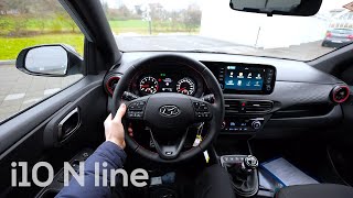 New Hyundai i10 NLine 2021 Test Drive Review POV [upl. by Filiano]