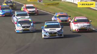 BTCC 2016 Rounds 101112  Highlights from Oulton Park  Dunlop [upl. by Smoot]