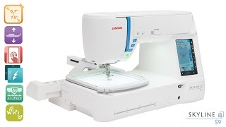 The NEW Janome Skyline S9 [upl. by Hsetih]