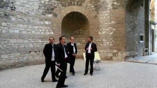 Gorgeous Acapella voices in the Diocletian palace at Split [upl. by Ahsenroc]