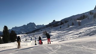 Sella Ronda green direction 2020 HD Dolomiti Super Ski  Sellaronda 1080p [upl. by Eyaj]