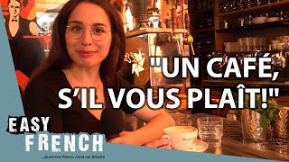 How to Order Coffee in a French Café  Super Easy French 75 [upl. by Allecnirp59]