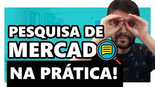 PESQUISA DE MERCADO COMO FAZER UMA PESQUISA DE MERCADO [upl. by Eirrod]