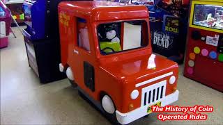 1990s Coin Operated Post Van Kiddie Ride  Postman Pat [upl. by Anniram]