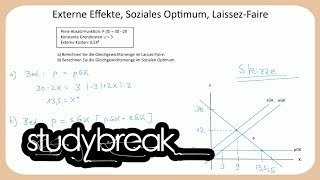 Externe Effekte Soziales Optimum LaissezFaire  Finanzwissenschaft [upl. by Letsirk429]