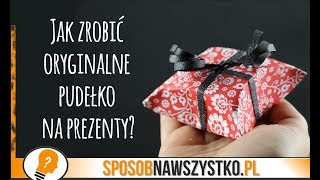 Jak Zrobić ORYGINALNE Pudełko na Prezent  DIY [upl. by Darnoc]