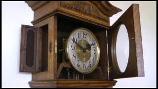 Furtwangler L Sohne Antique Grandfather Clock [upl. by Elocyn983]