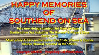 SOUTHEND KURSAAL PIER CHANNEL AIRWAYS 1970 RAILWAY SOUTHEND ON SEA ESSEX RARE ARCHIVE FOOTAGE [upl. by Inat]