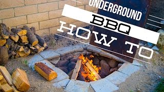 Underground BBQ Pit How To [upl. by Lrig]