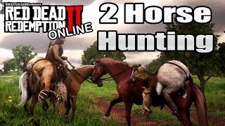 Maximise Hunting With 2 Horses Red Dead Redemption 2 Online [upl. by Thais]