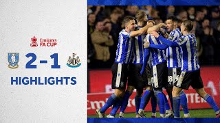 Owls stun Newcastle in the FA Cup Extended highlights [upl. by Yclehc]