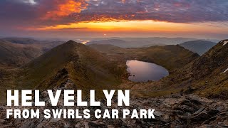 Solo hike  Helvellyn Via Swirls Car Park in the rain and cloud I Had a disaster on the way back [upl. by Il]