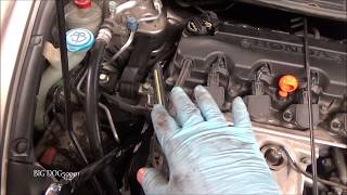 8th Generation Honda Civic Drive BeltSerpentine Belt Replacement Tips [upl. by Courtland707]