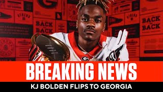 BREAKING Georgia Bulldogs CROWNED with No 1 Recruiting Class in 2024 Cycle with 5⭐️ KJ Bolden FLIP [upl. by Ernest]