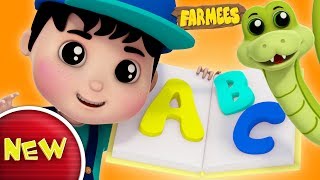 Phonics Songs  ABC Song  Alphabets For Kids  Nursery Rhyme  Baby Songs by Farmees [upl. by Nauqad]