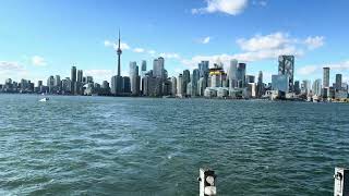 4K Full Boat Ride From Jack Layton Ferry Terminal To Ward’s Island [upl. by Feinberg917]